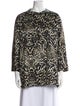 Giambattista Valli Animal Print Evening Jacket