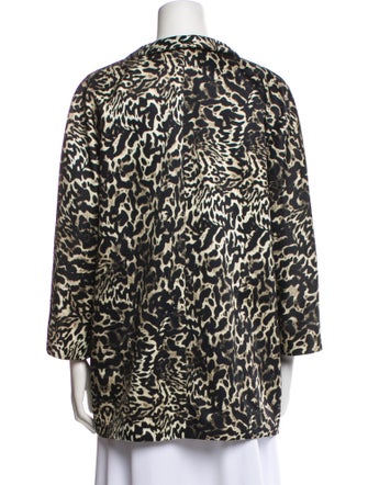 Giambattista Valli Animal Print Evening Jacket