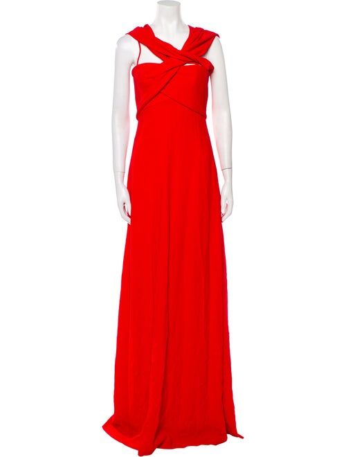 Giambattista Valli Cowl Neck Long Dress
