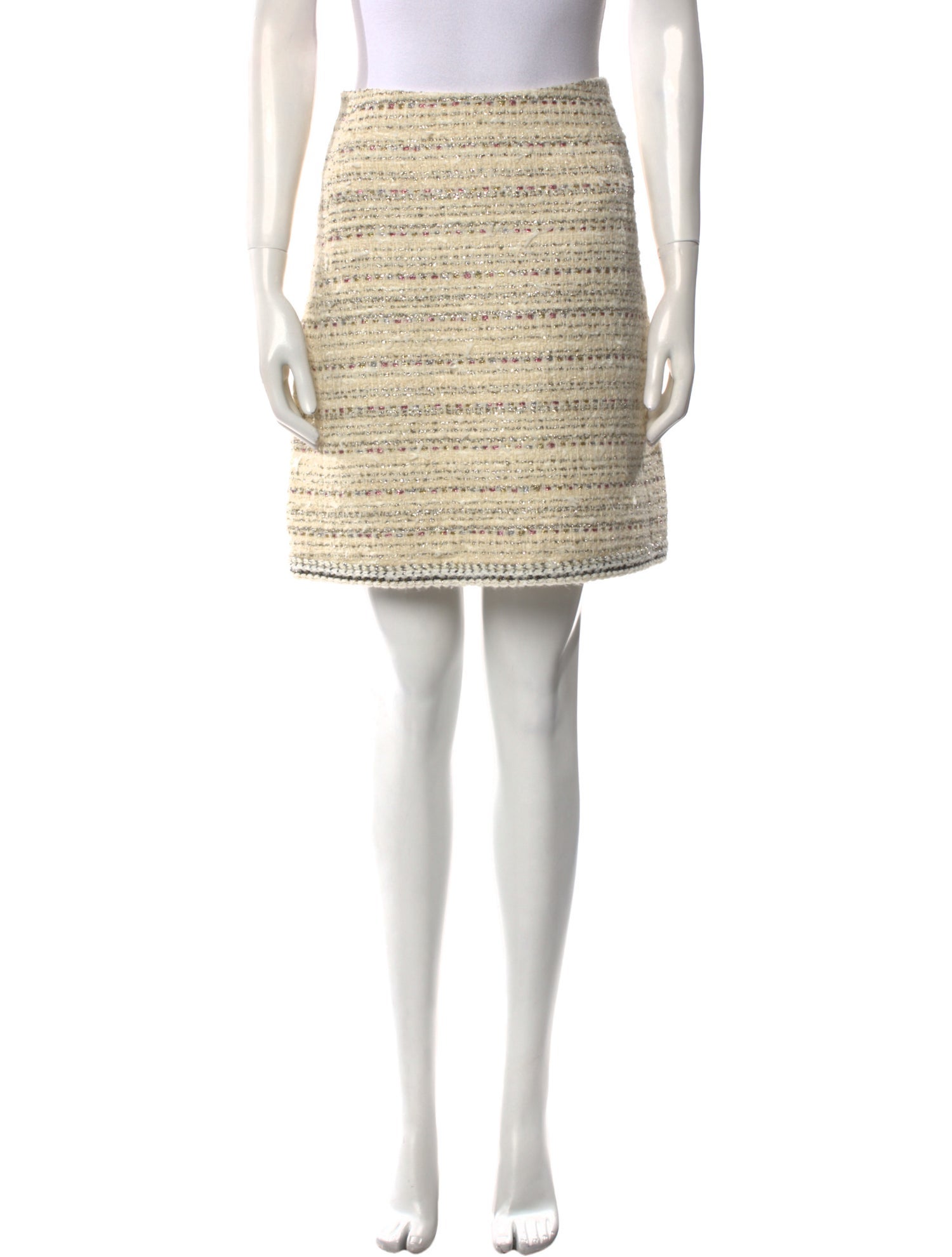 Giambattista Valli Tweed Pattern Mini Skirt