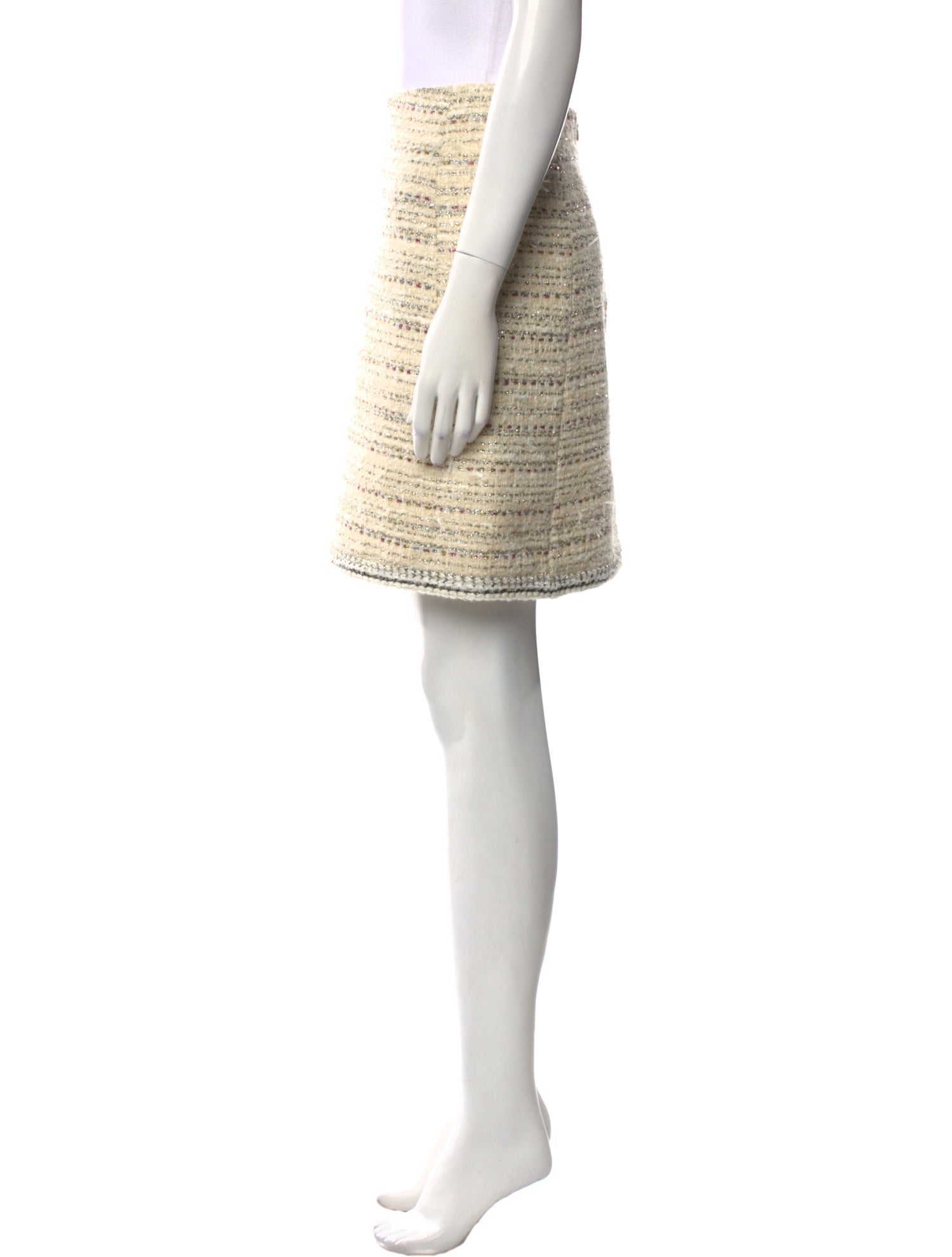 Giambattista Valli Tweed Pattern Mini Skirt