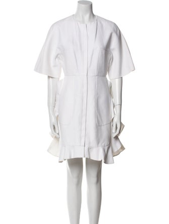 Giambattista Valli Crew Neck Mini Dress