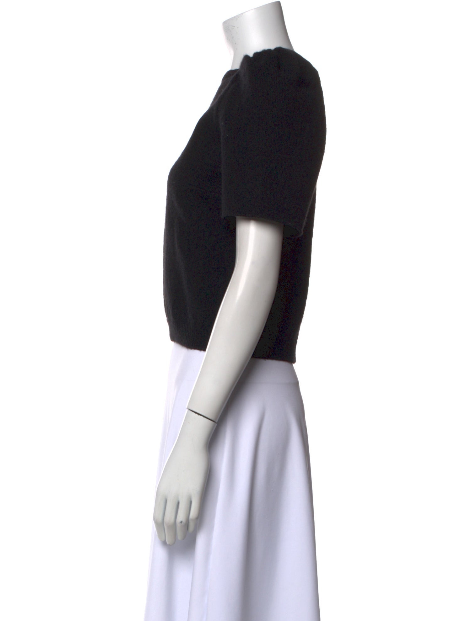 Giambattista Valli Camel Hair Bateau Neckline Sweater