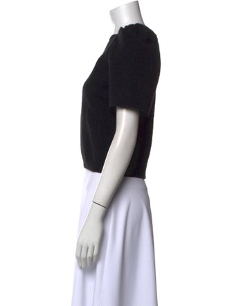 Giambattista Valli Camel Hair Bateau Neckline Sweater