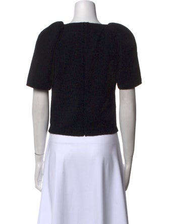 Giambattista Valli Camel Hair Bateau Neckline Sweater