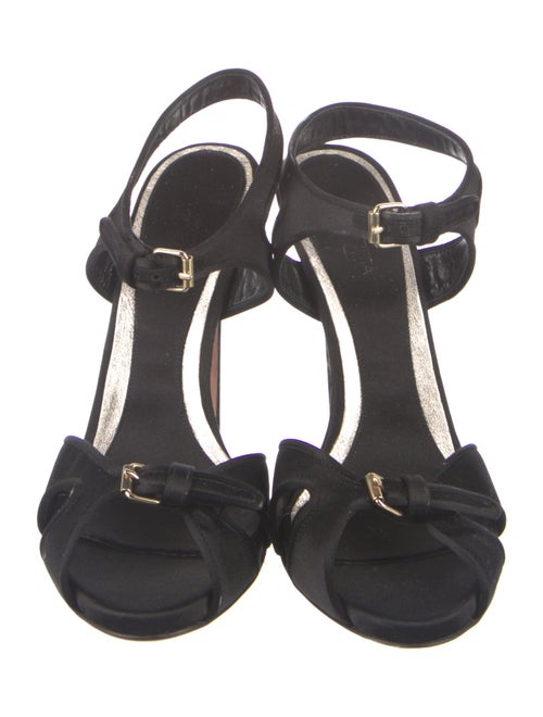 Giambattista Valli Satin Slingback Sandals