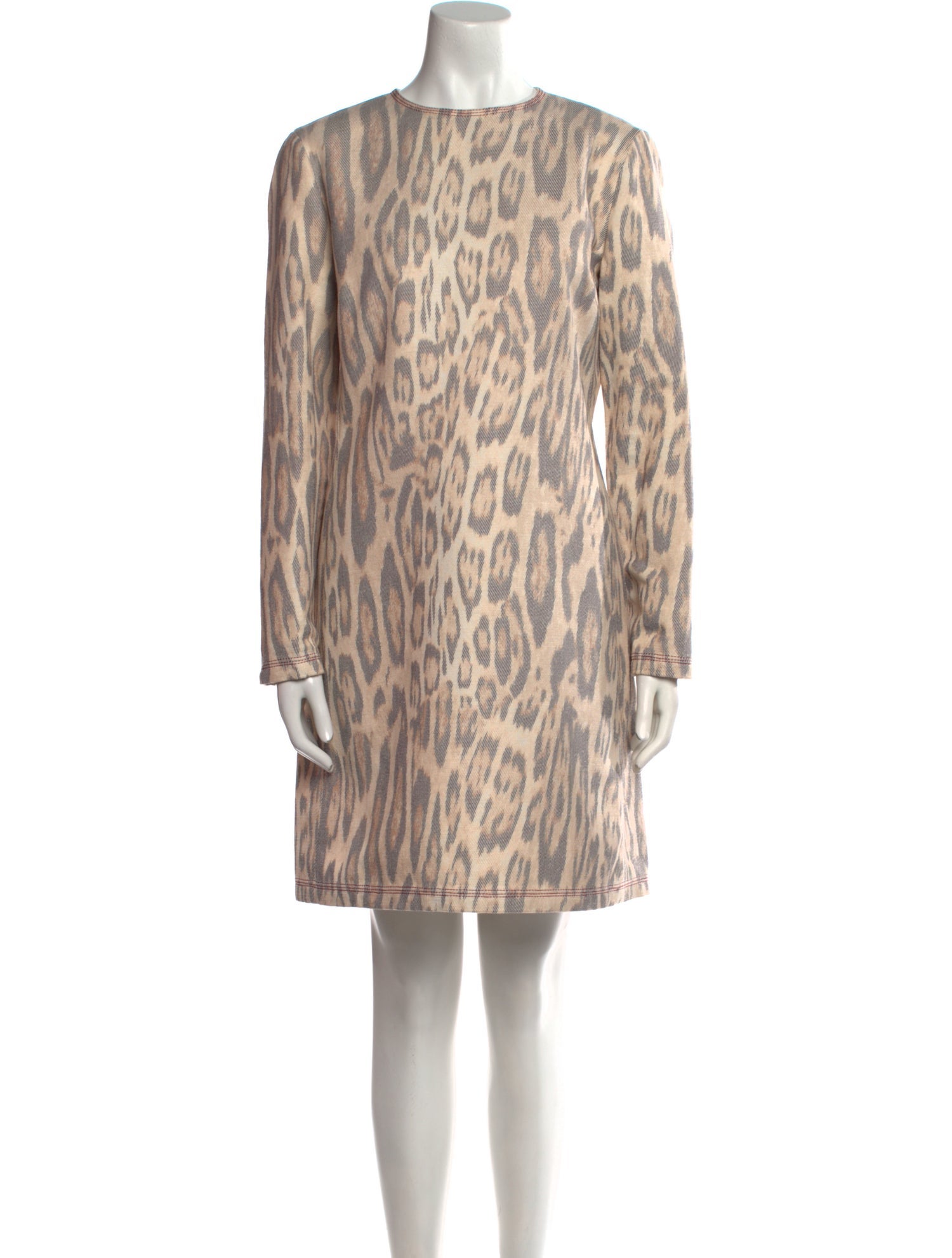 Giambattista Valli Animal Print Knee-Length Dress