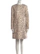 Giambattista Valli Animal Print Knee-Length Dress