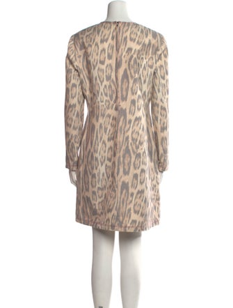 Giambattista Valli Animal Print Knee-Length Dress