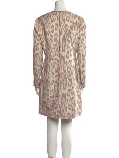 Giambattista Valli Animal Print Knee-Length Dress