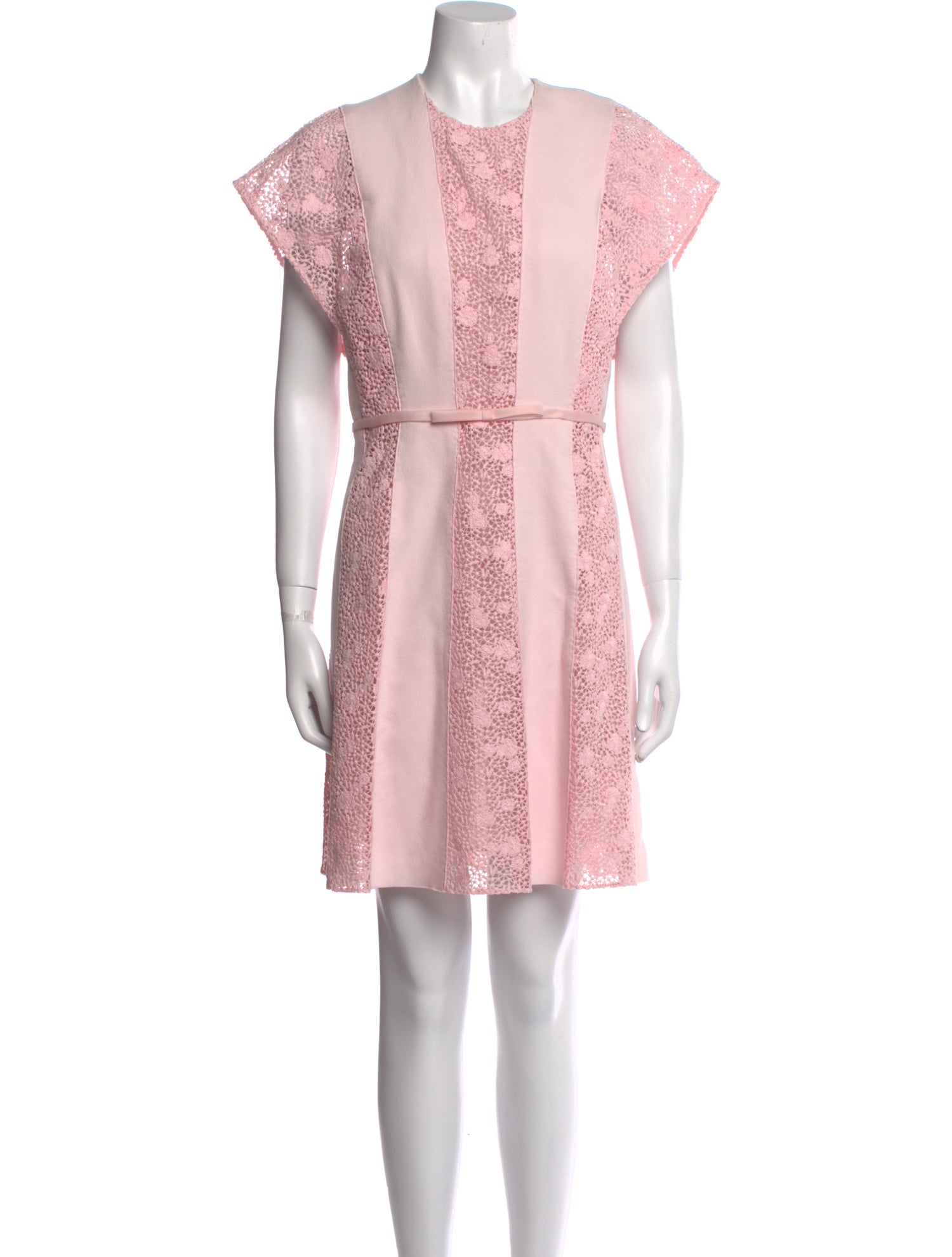 Giambattista Valli Crew Neck Mini Dress