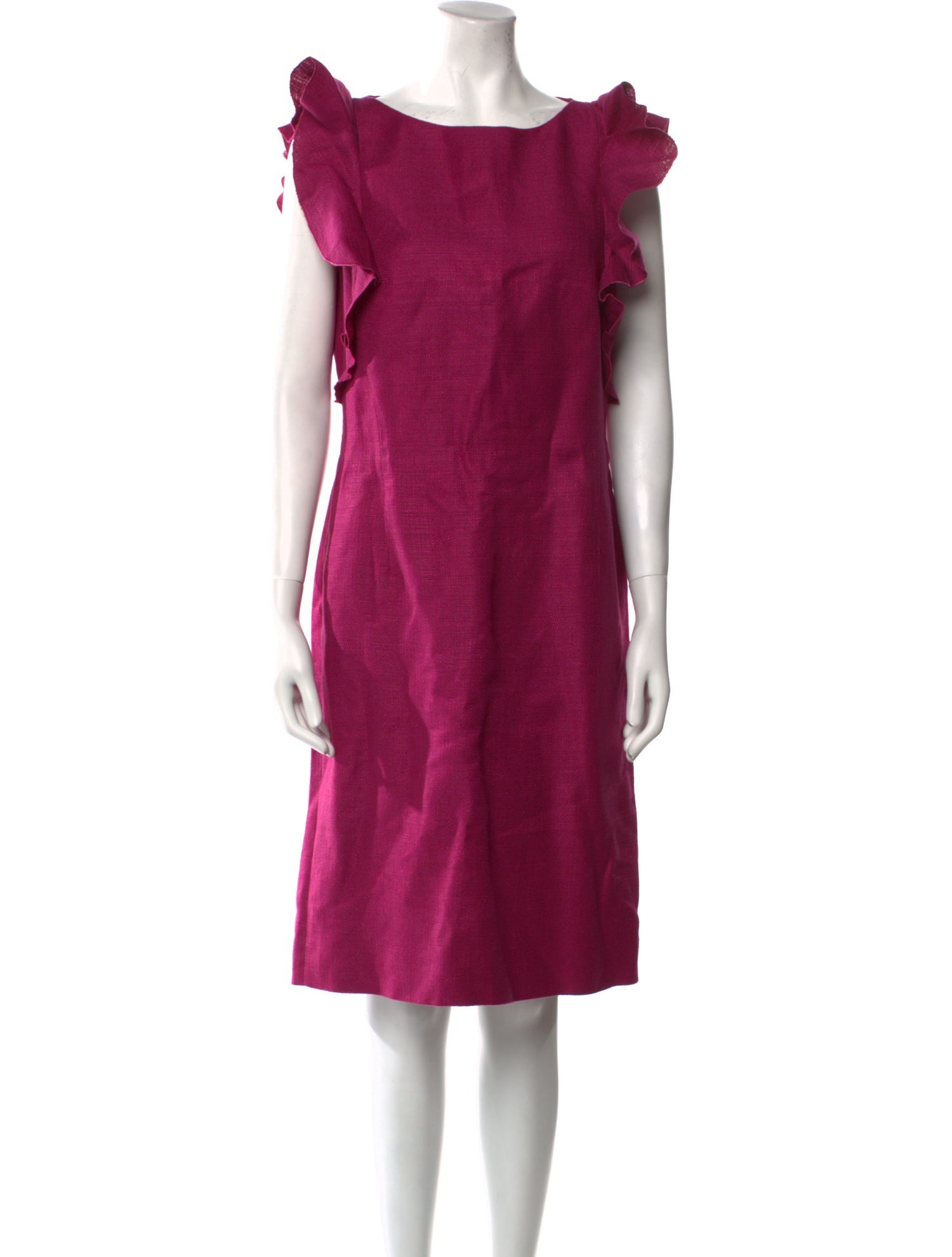 Giambattista Valli Linen Knee-Length Dress