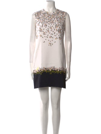 Giambattista Valli Floral Print Mini Dress
