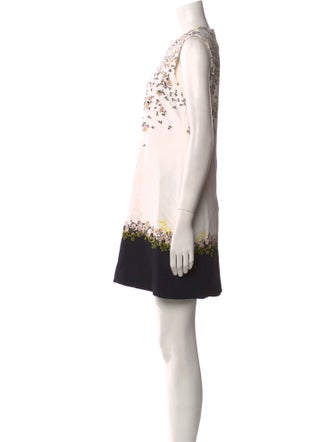 Giambattista Valli Floral Print Mini Dress