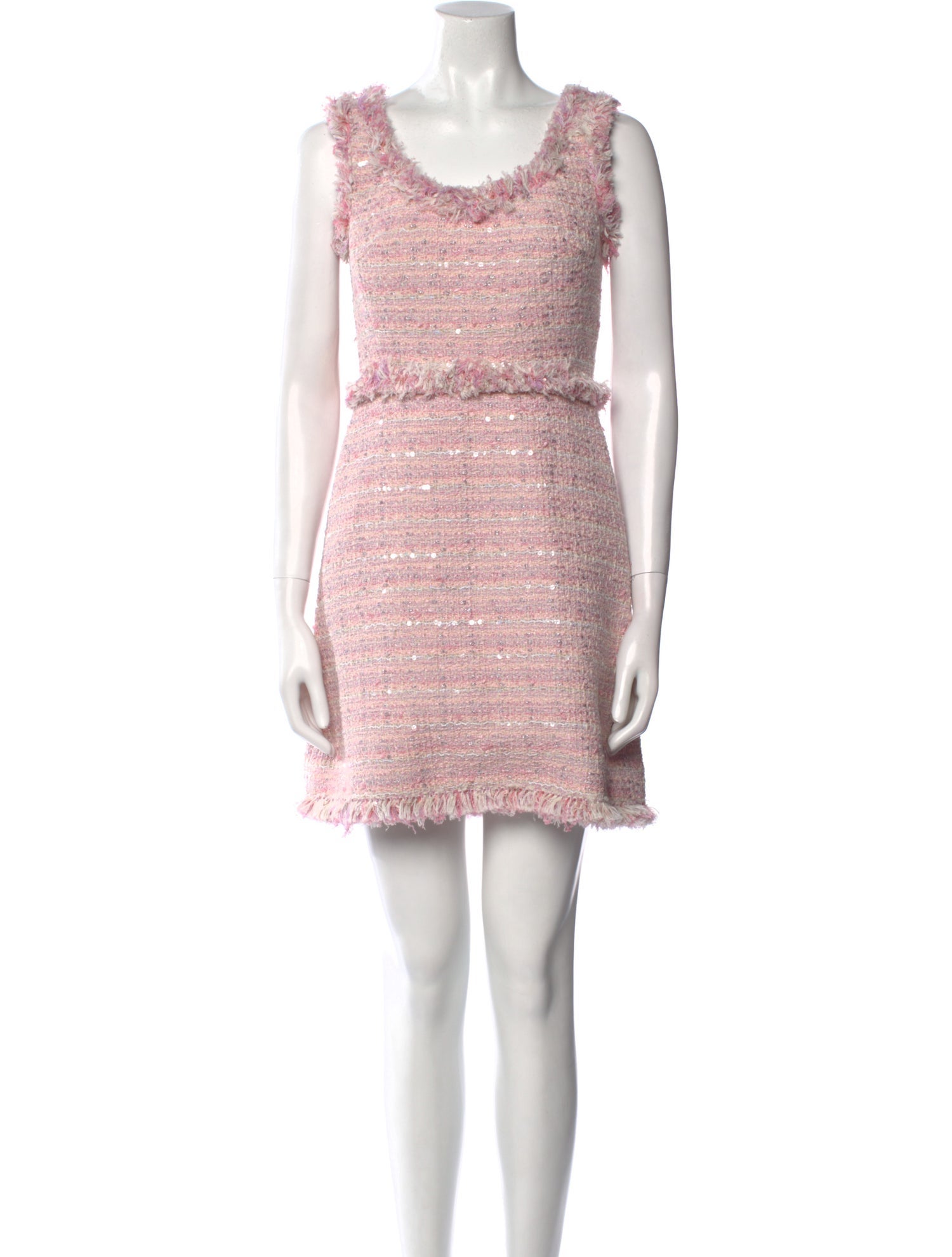 Giambattista Valli Tweed Pattern Mini Dress