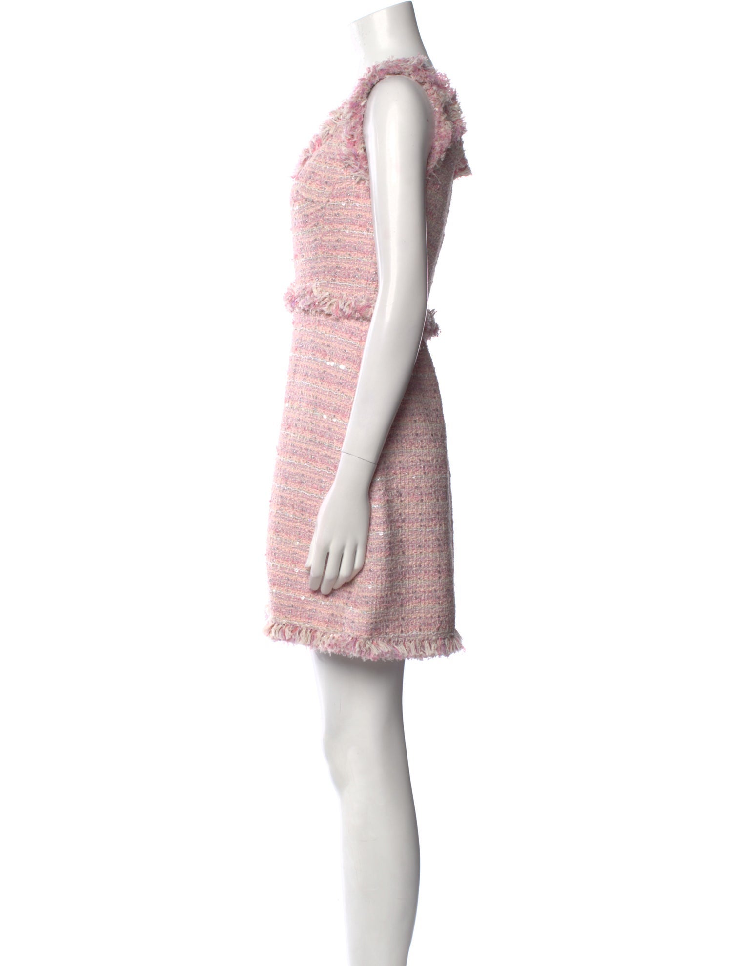Giambattista Valli Tweed Pattern Mini Dress