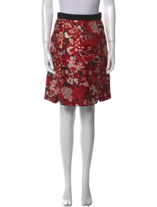 Giambattista Valli Floral Print Knee-Length Skirt