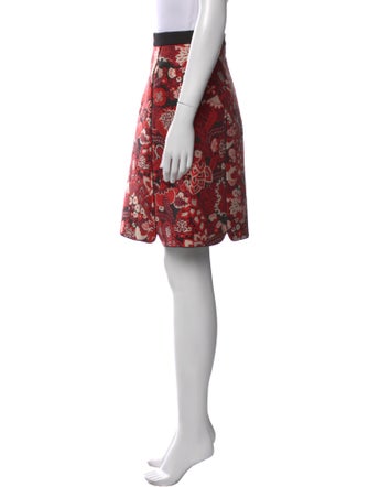 Giambattista Valli Floral Print Knee-Length Skirt