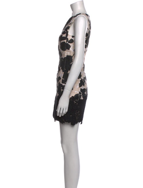 Giambattista Valli Lace Pattern Mini Dress