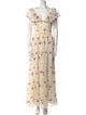 Giambattista Valli Floral Print Long Dress