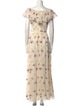 Giambattista Valli Floral Print Long Dress
