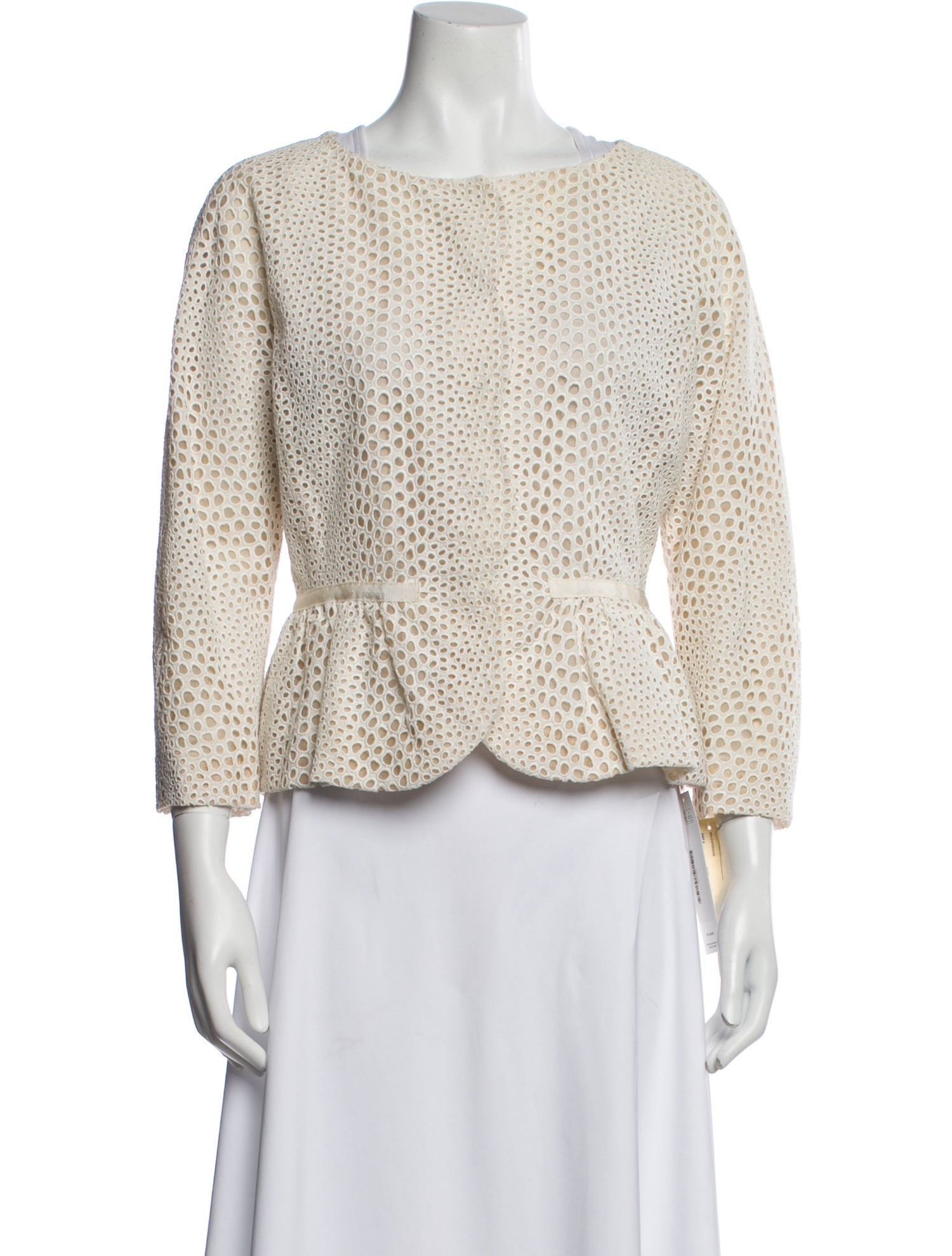 Giambattista Valli Tweed Pattern Evening Jacket