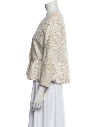 Giambattista Valli Tweed Pattern Evening Jacket