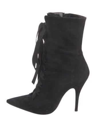 Giambattista Valli Suede Lace-Up Boots