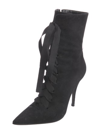 Giambattista Valli Suede Lace-Up Boots