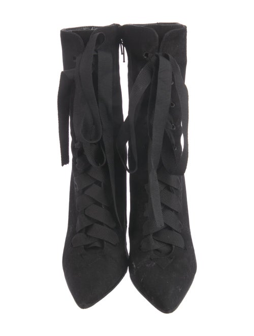 Giambattista Valli Suede Lace-Up Boots