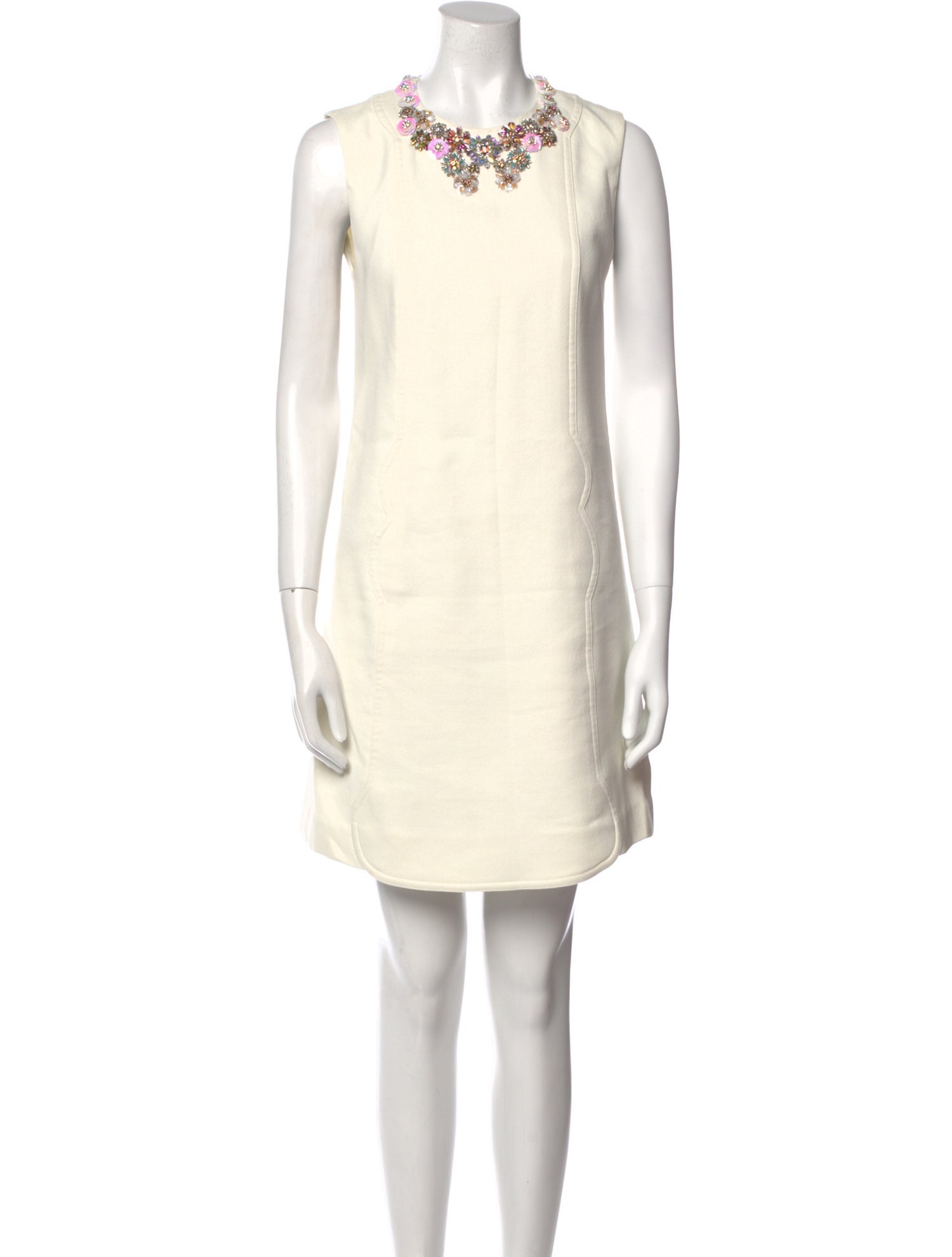 Giambattista Valli Scoop Neck Mini Dress
