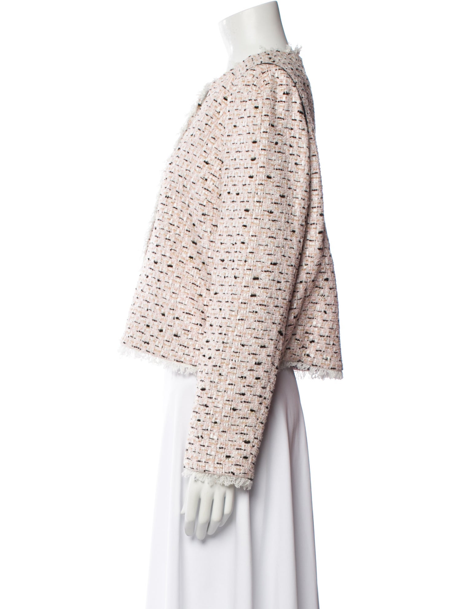 Giambattista Valli Tweed Pattern Evening Jacket
