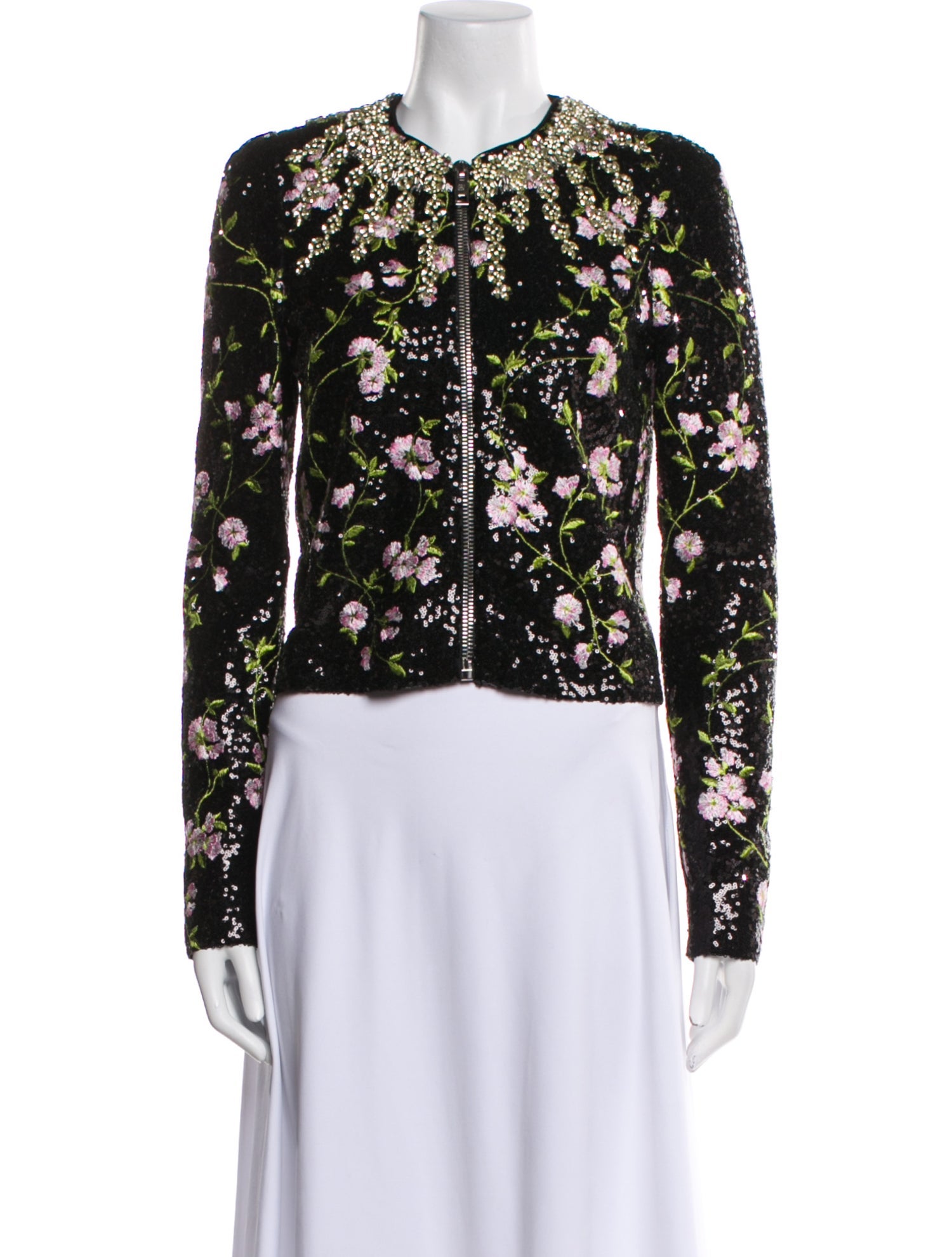 Giambattista Valli Floral Print Evening Jacket w/ Tags