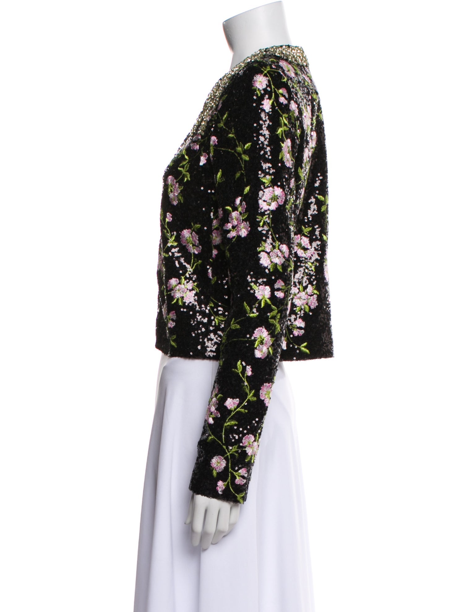Giambattista Valli Floral Print Evening Jacket w/ Tags