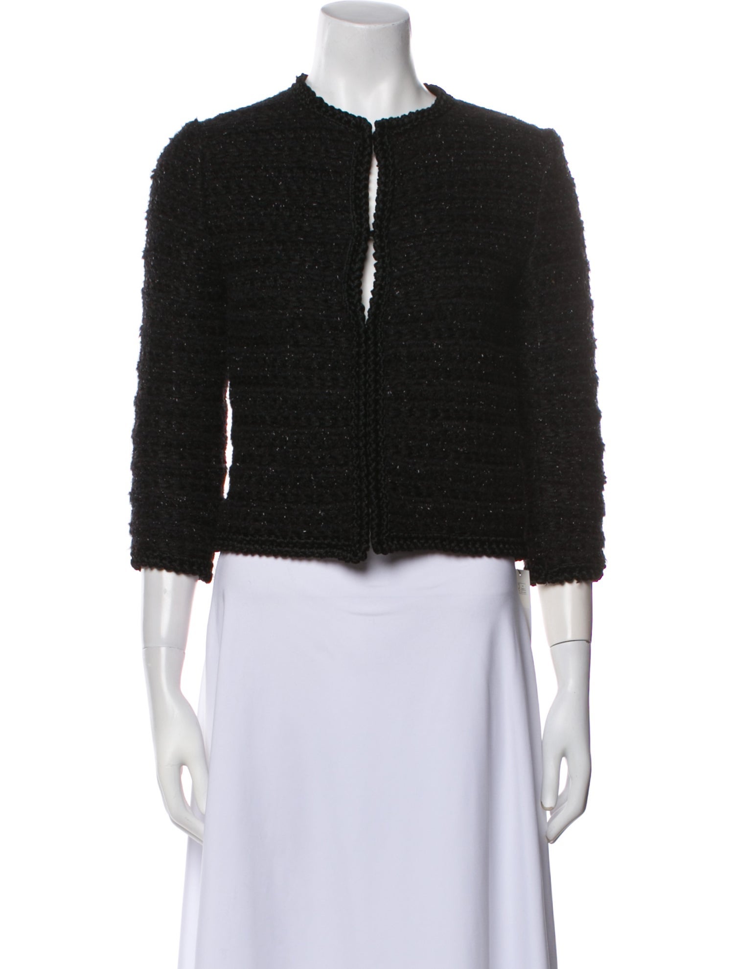 Giambattista Valli Tweed Pattern Evening Jacket
