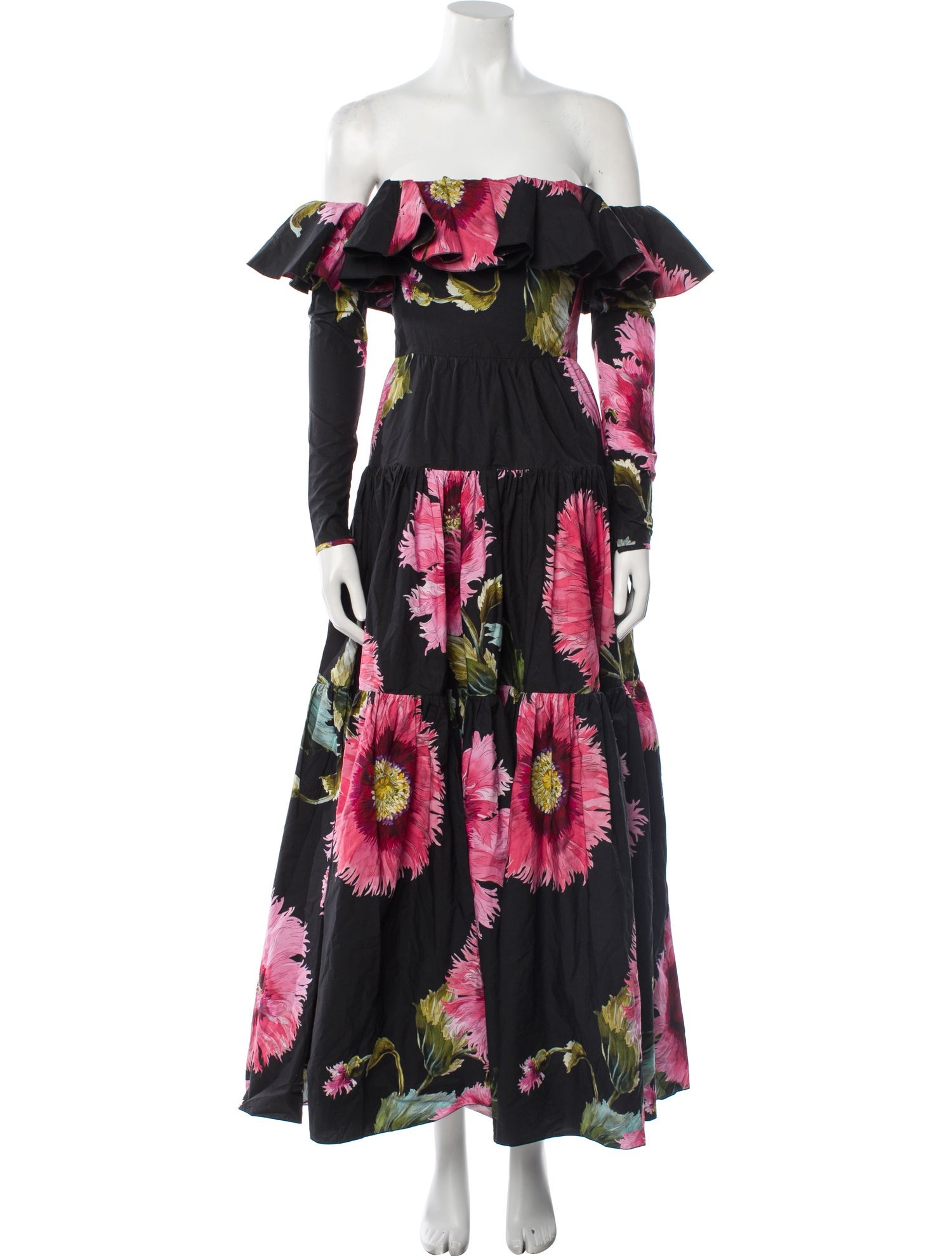 Giambattista Valli Floral Print Long Dress w/ Tags