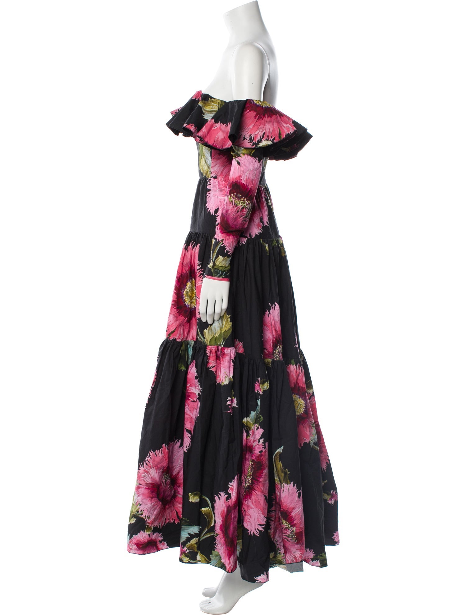 Giambattista Valli Floral Print Long Dress w/ Tags