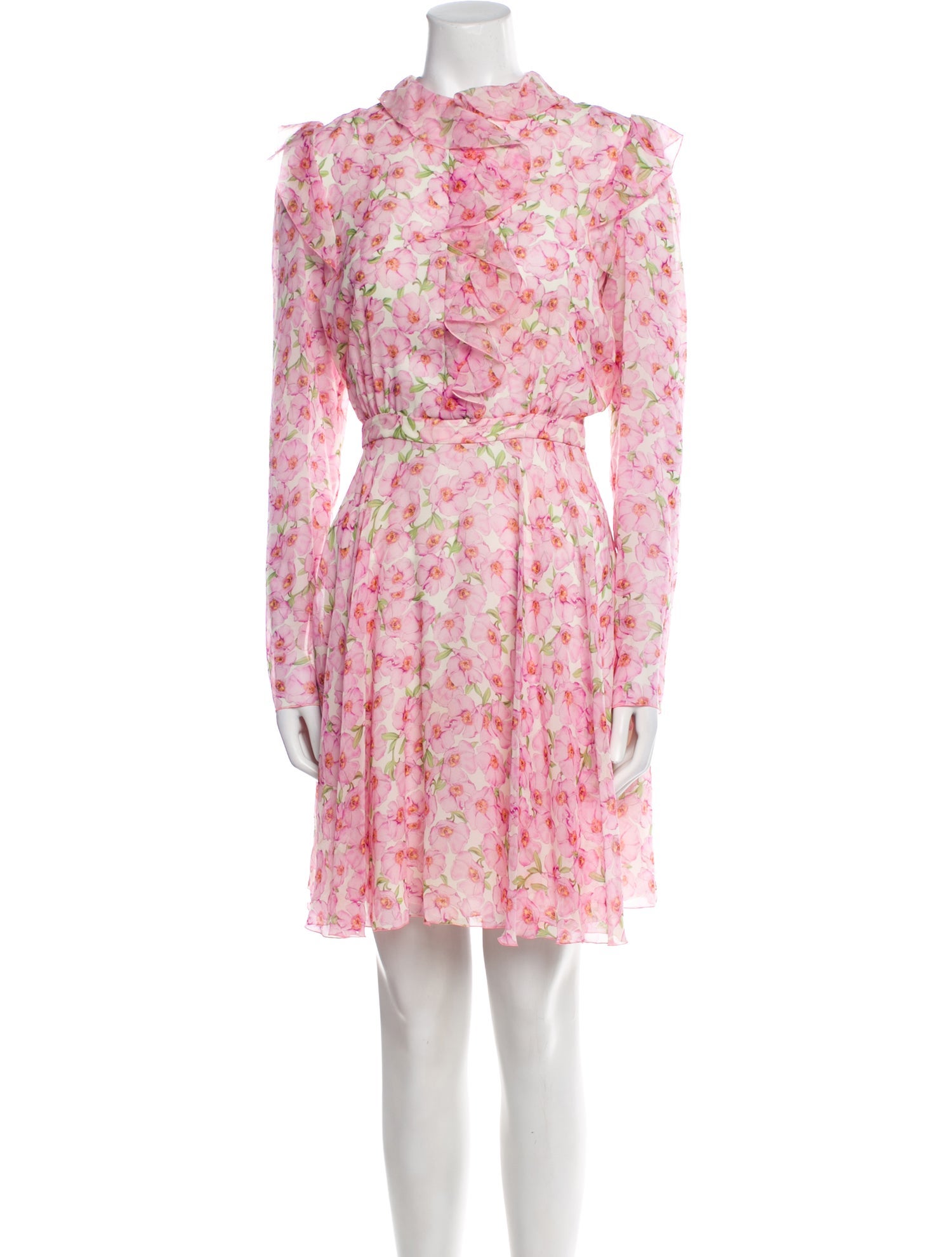 Giambattista Valli Silk Mini Dress