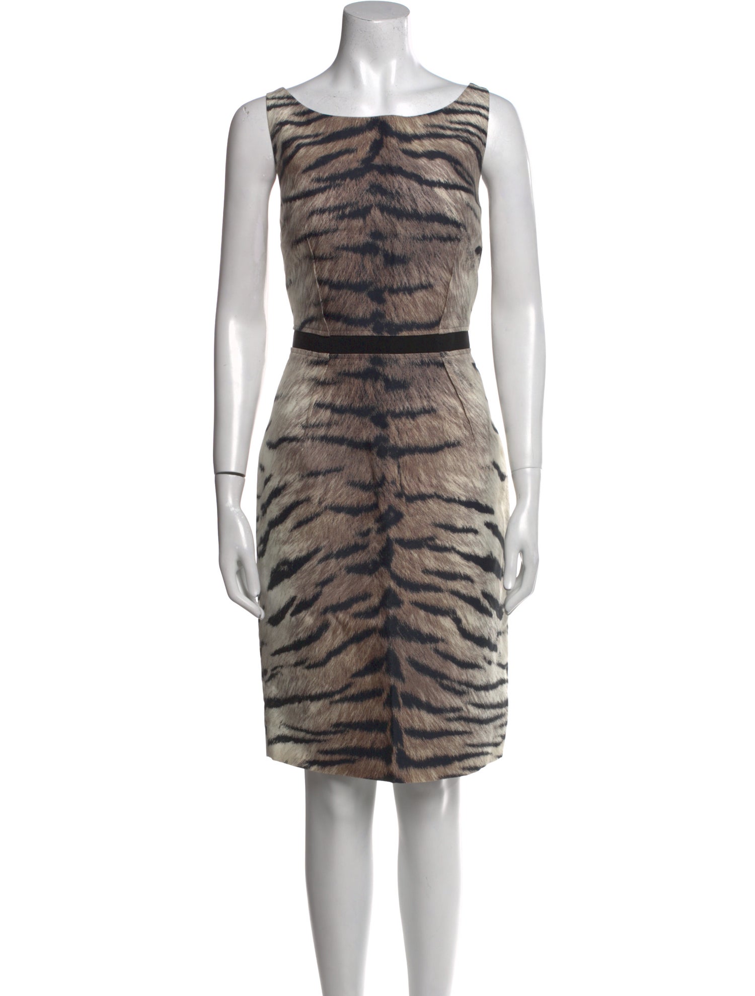 Giambattista Valli Animal Print Knee-Length Dress