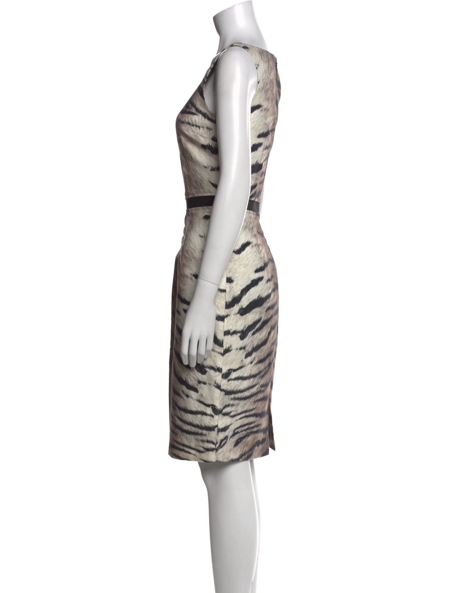Giambattista Valli Animal Print Knee-Length Dress
