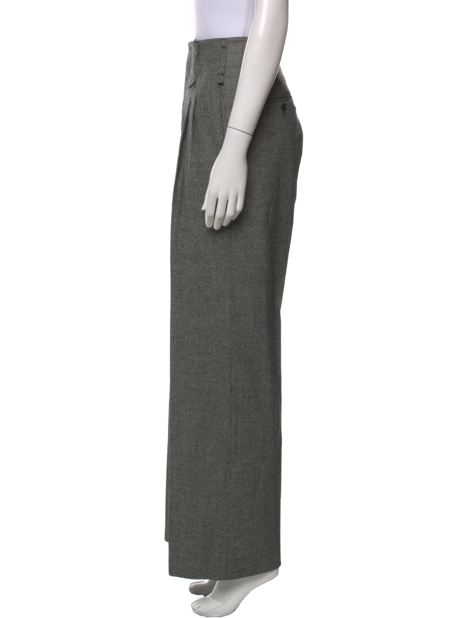 Giambattista Valli Wool Wide Leg Pants