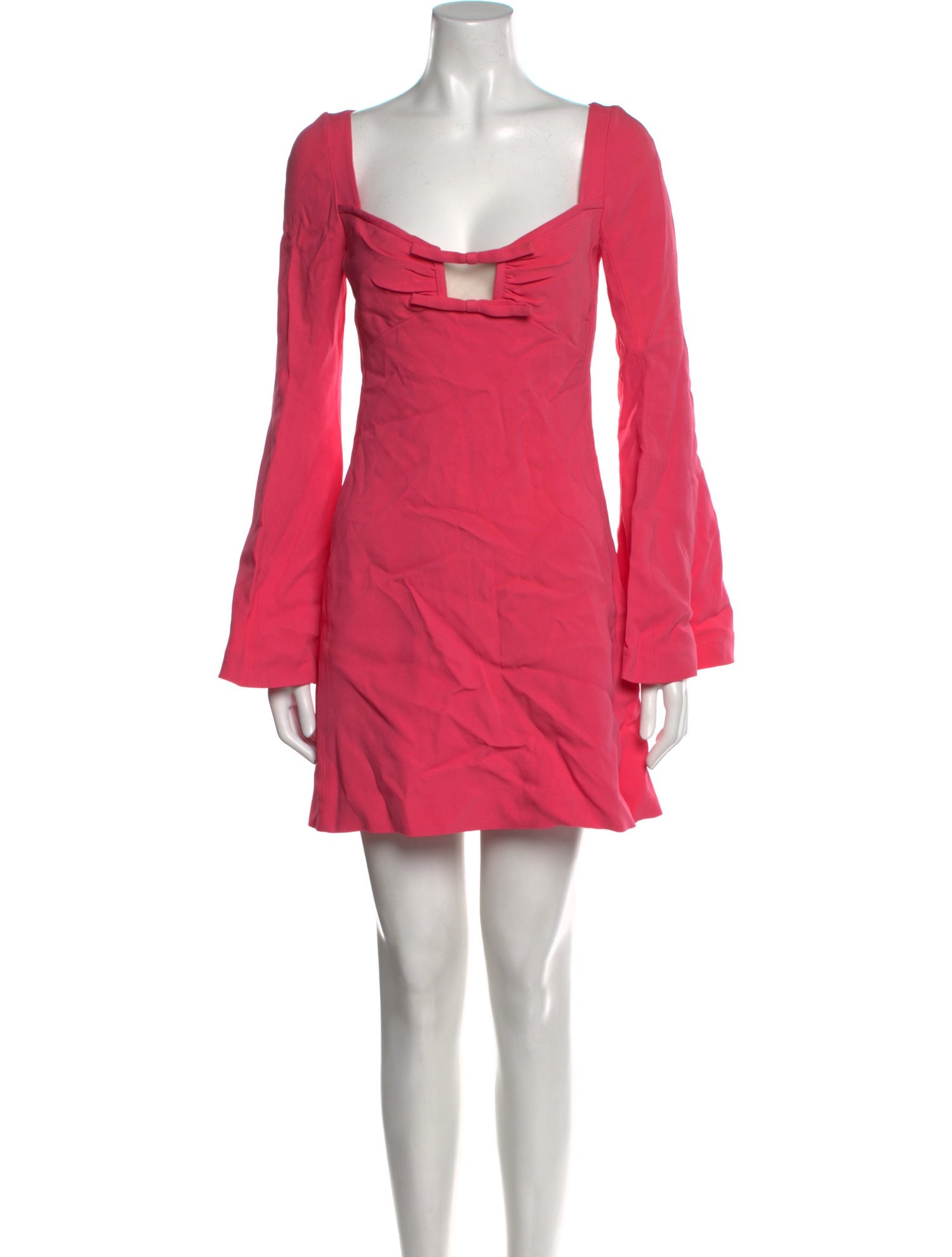 Giambattista Valli Square Neckline Mini Dress