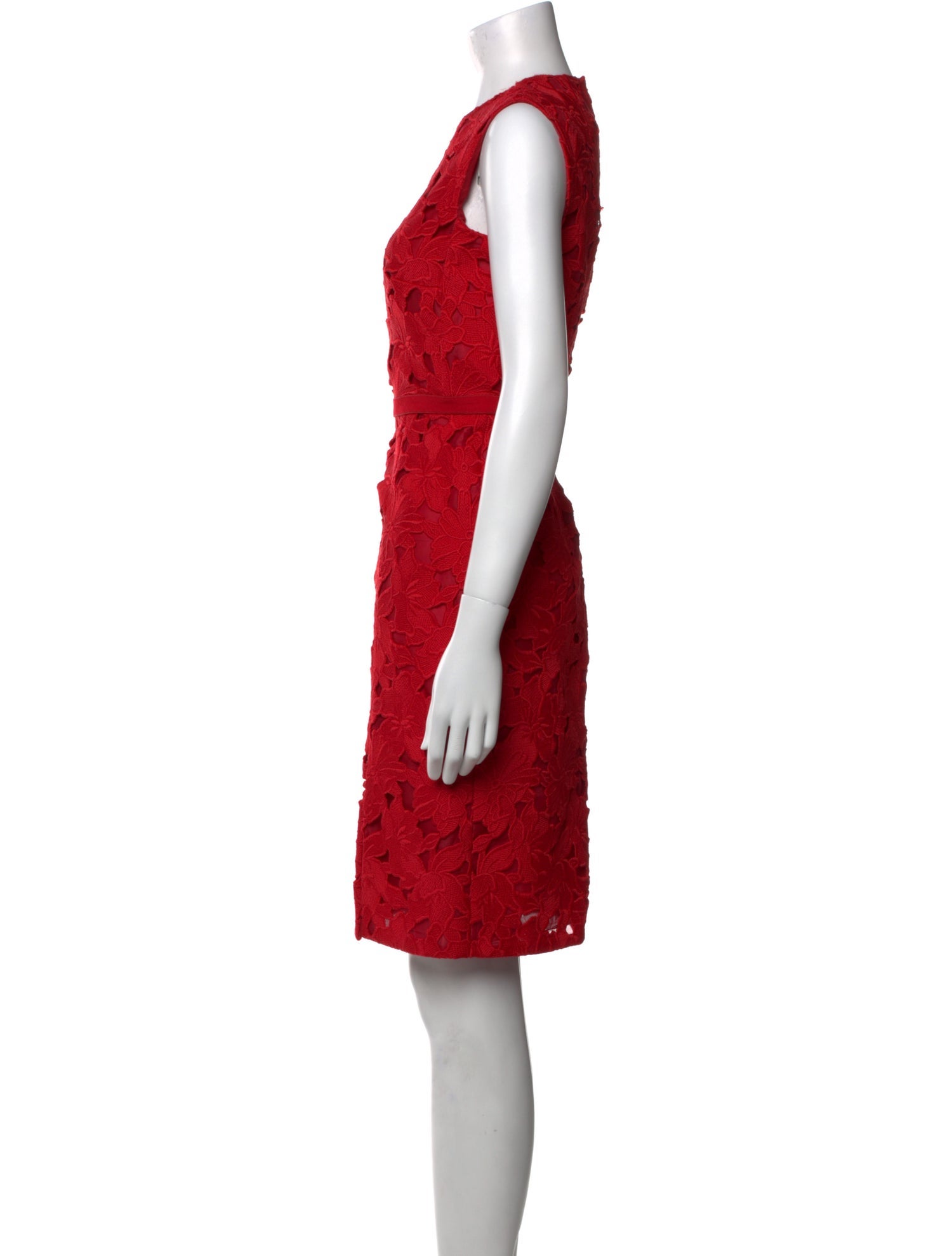Giambattista Valli Lace Pattern Knee-Length Dress