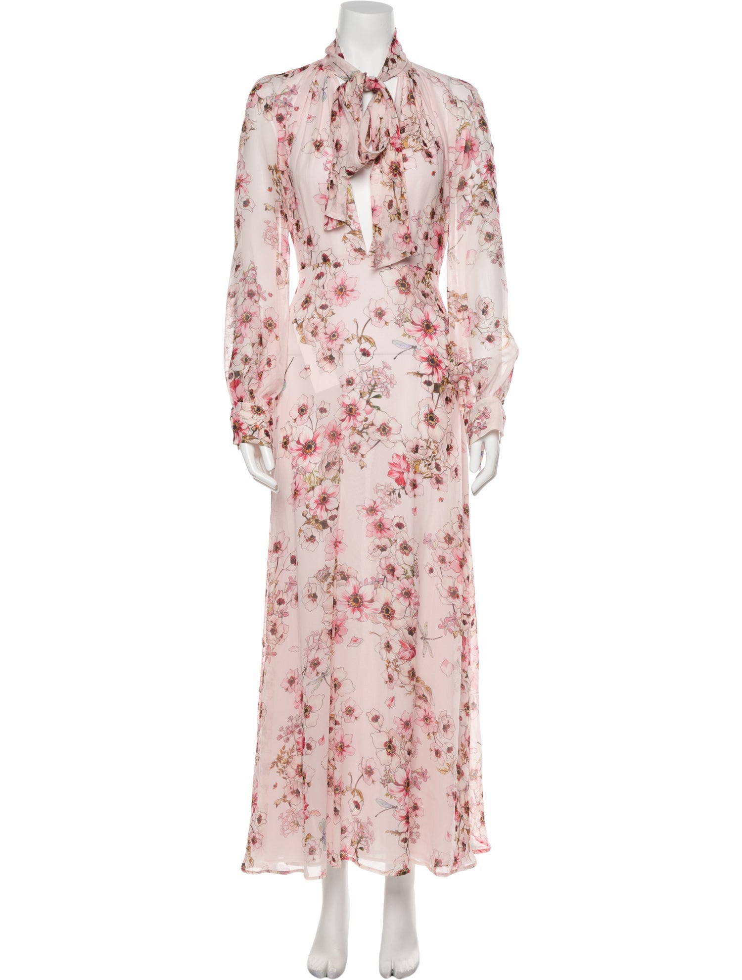 Giambattista Valli Silk Long Dress