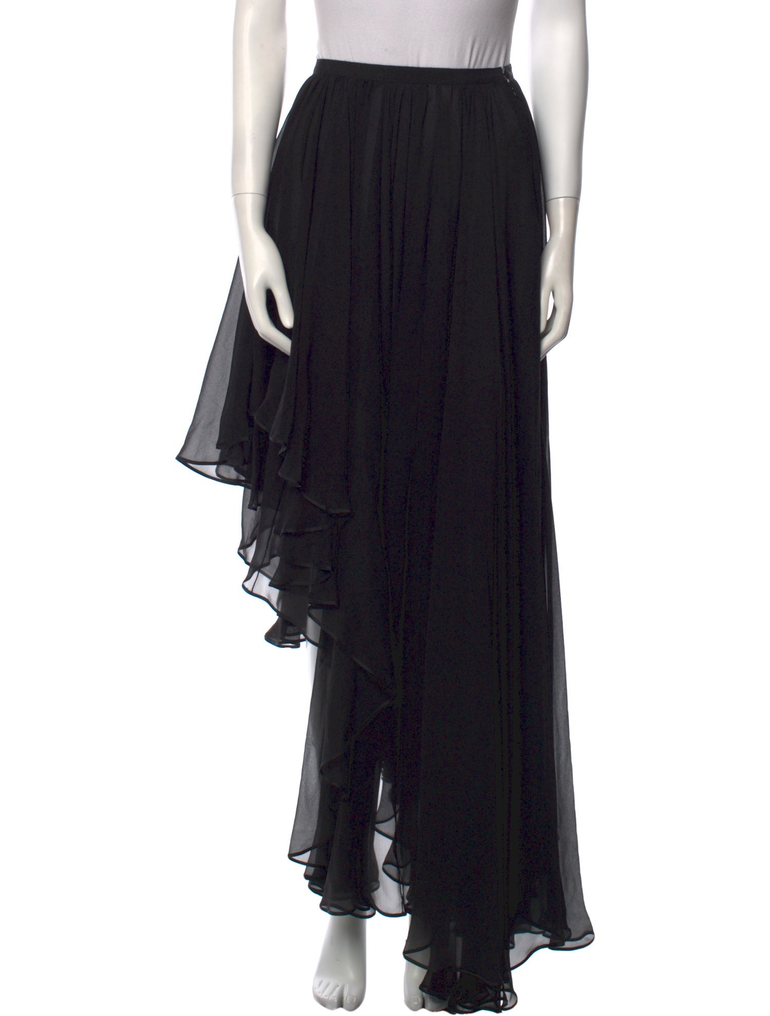 Giambattista Valli Silk Midi Length Skirt