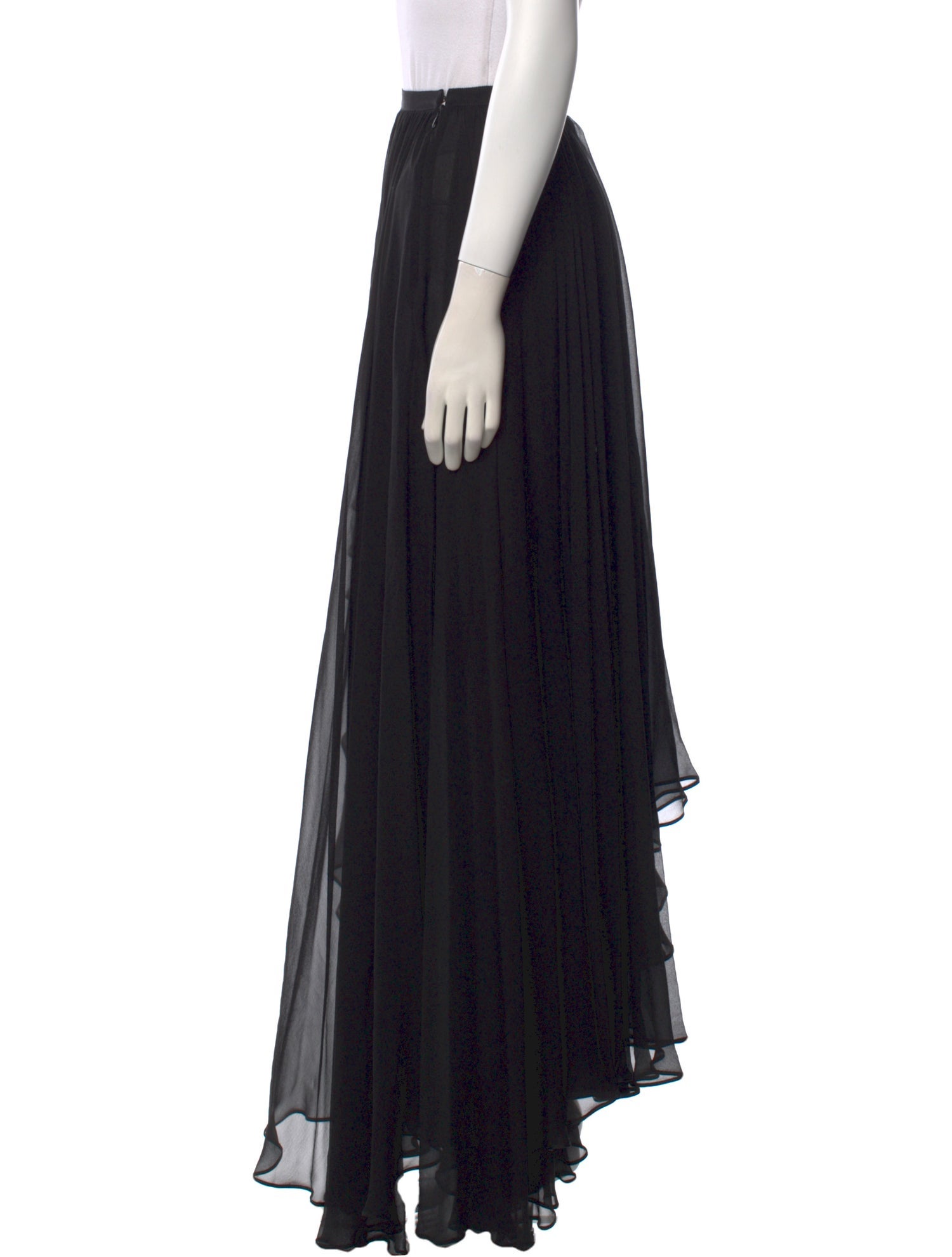 Giambattista Valli Silk Midi Length Skirt