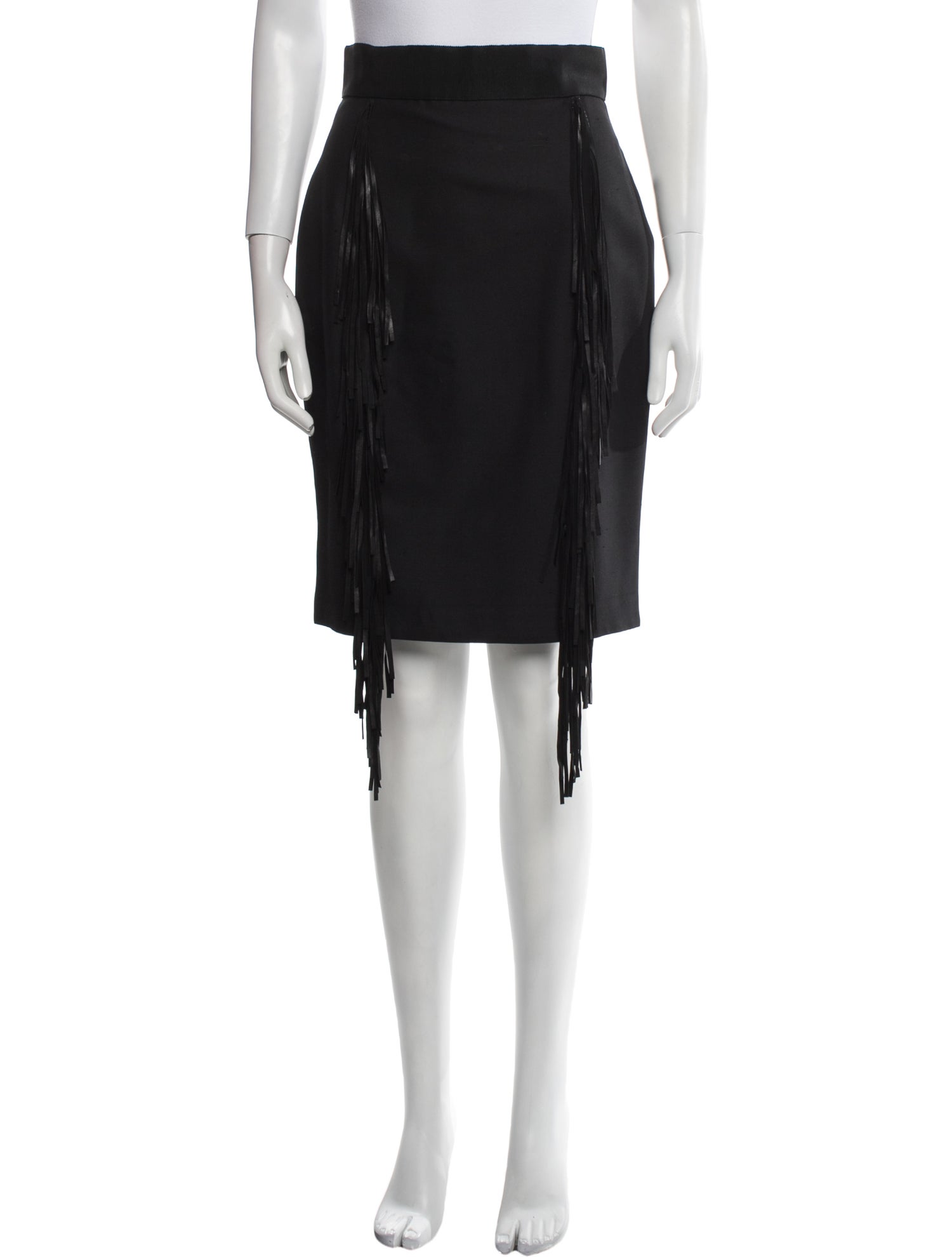 Giambattista Valli Silk Knee-Length Skirt
