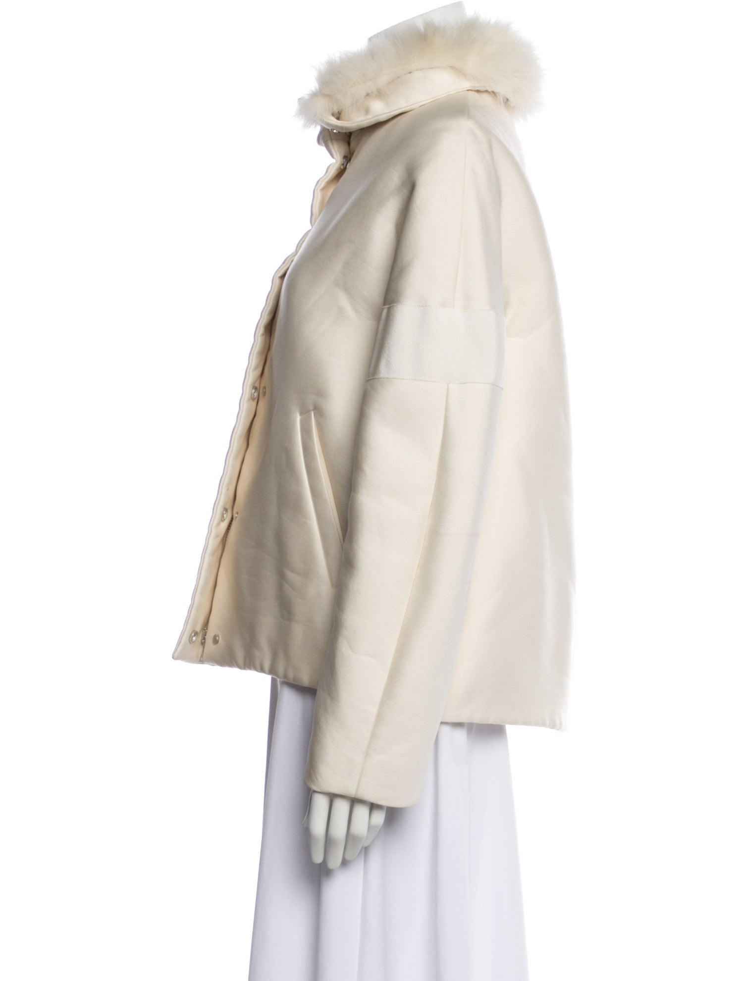 Giambattista Valli Wool Fur Jacket