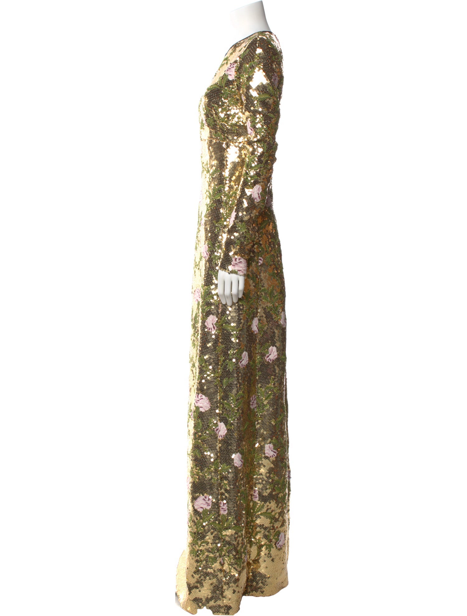 Giambattista Valli Floral Print Long Dress w/ Tags