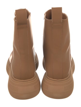 Gia Couture Leather Rain Boots